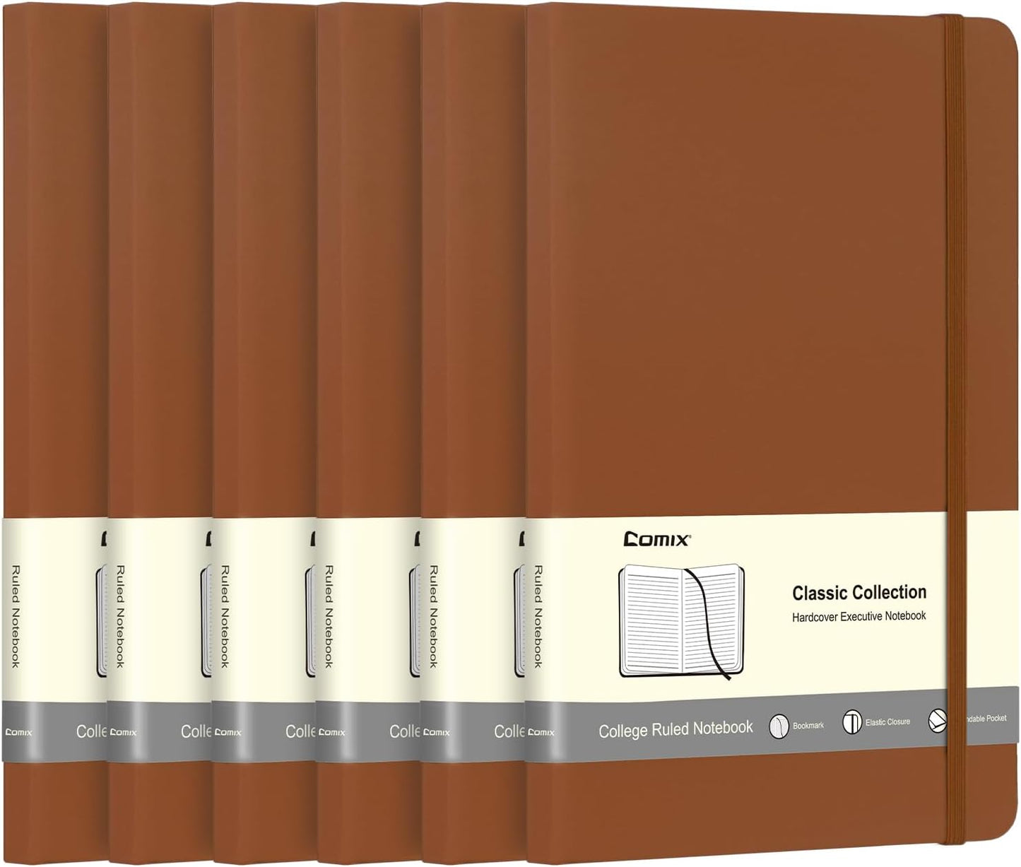 Medium A5 Leather Notebook