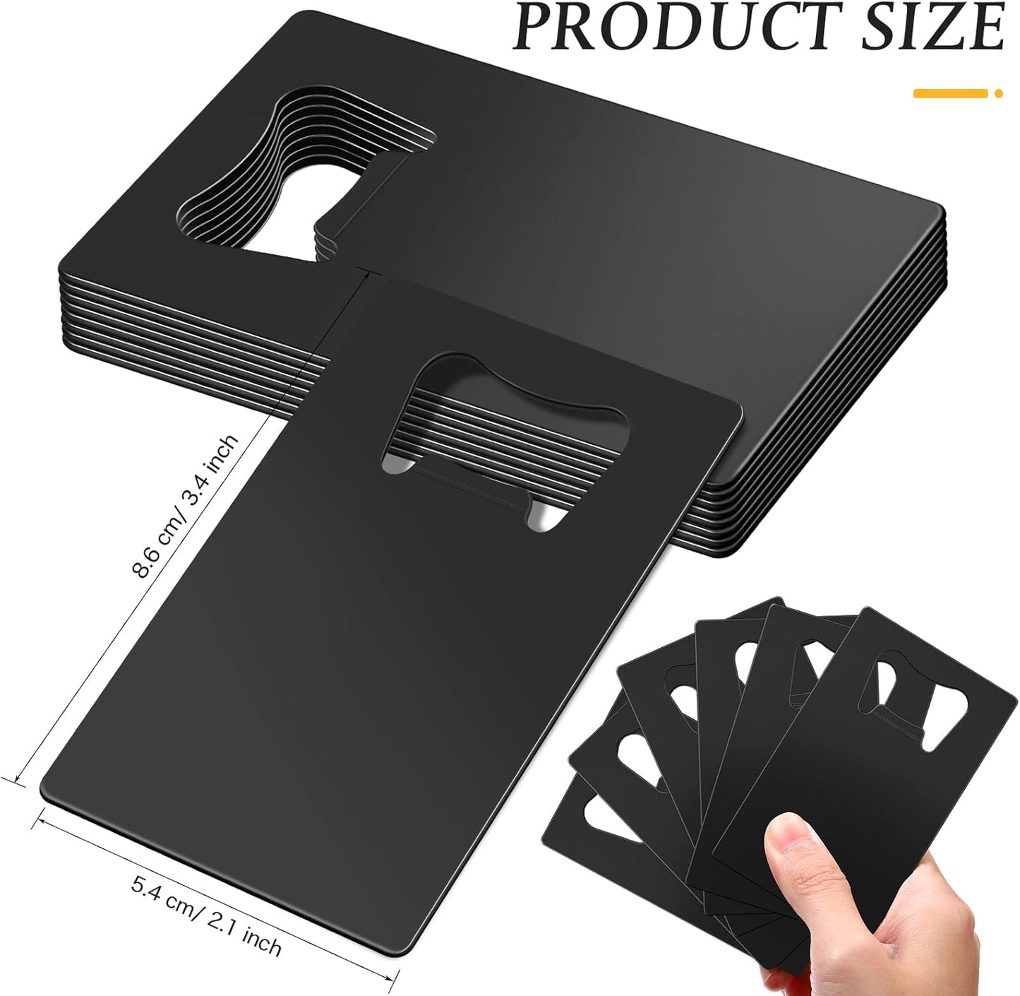 Stainless Steel Card Sized Bottle Opener